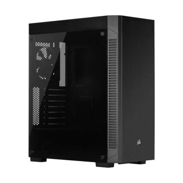 Corsair 110R Tempered Glass Mid Tower ATX Case  Black